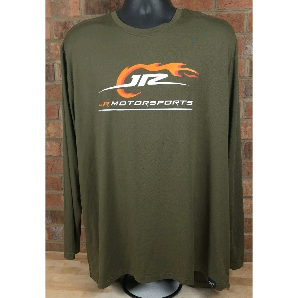 JR Motorsports Long Sleeve TrueTimber Shirt Mens Size 2XL Green NASCAR